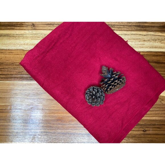 🆕Women's Dark Red Pashmina Evening Dress Bridesmaid Winter Warm Long Scarf - Picture 2 of 9